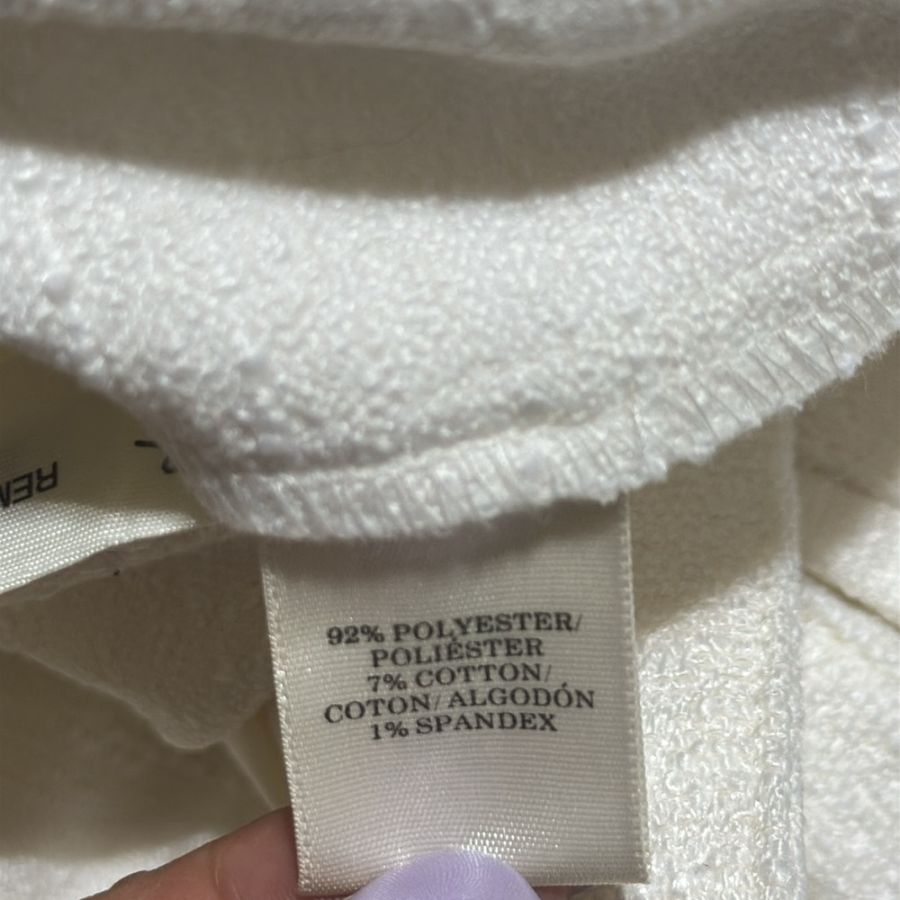 Ann Taylor | size 6 | white dress shorts - Picture 8 of 8